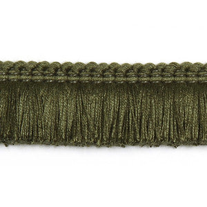 Hellenic Key Brushed Fringe Caper by Europatex Fabric