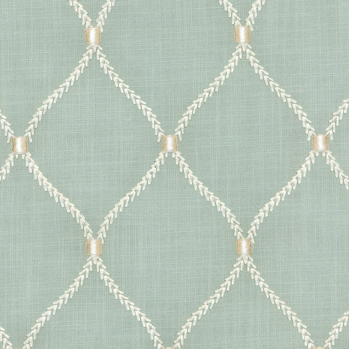 Deane Embroidery Shore 700095 by Williamsburg Fabric DEANE EMBROIDERY 70% Rayon 30% Linen Embroid:100% Rayon INDIA Wyzenbeek 39,000 Horizontal: 4.25" and Vertical: 6.25" 54" - Fabric Carolina -