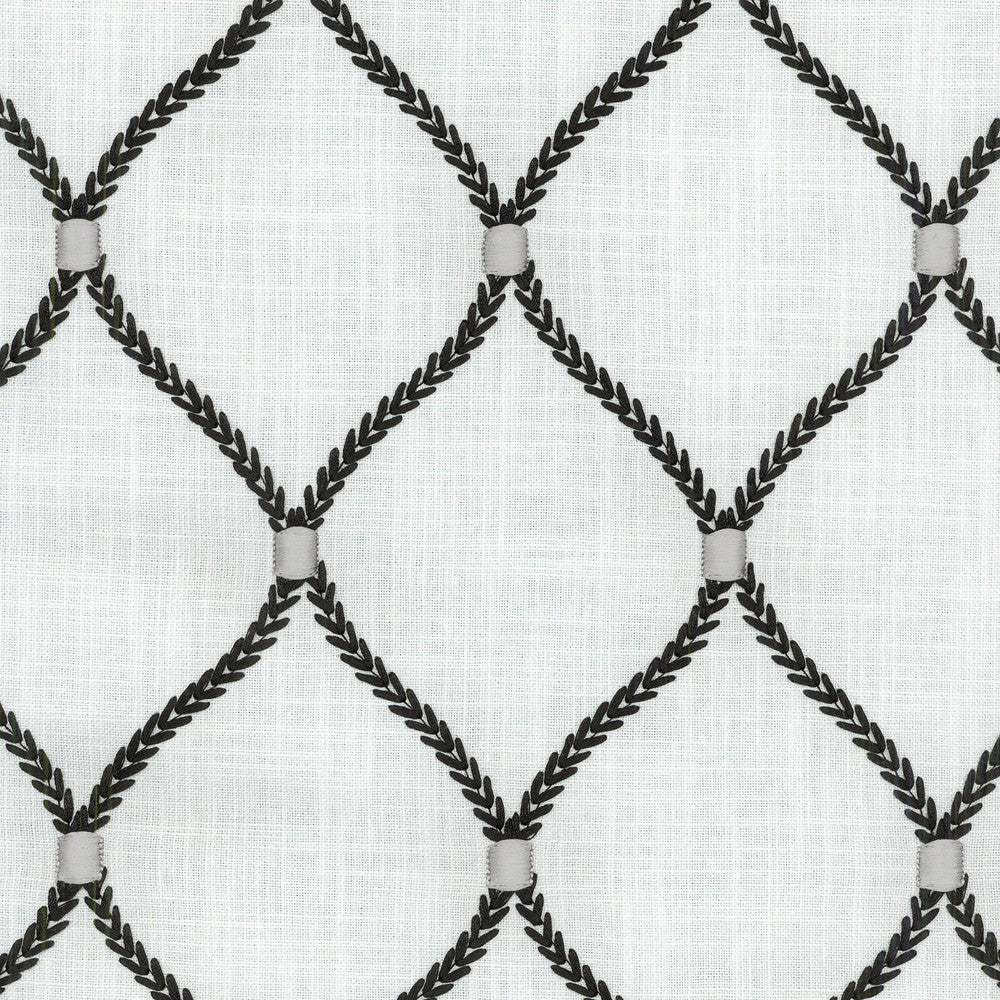 Deane Embroidery Zinc 700098 by Williamsburg Fabric DEANE EMBROIDERY 70% Rayon 30% Linen Embroid:100% Rayon INDIA Wyzenbeek 39,000 Horizontal: 4.25" and Vertical: 6.25" 54" - Fabric Carolina -