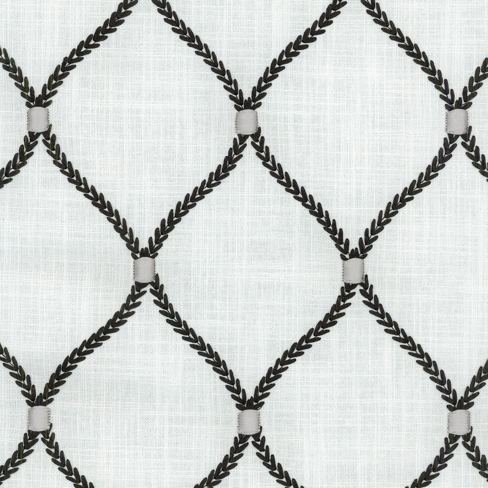 Deane Embroidery Zinc 700098 by Williamsburg Fabric - 70%Rayon 30%Linen Embroid:100%Rayon India 39000 Horizontal: 6.25 and Vertical: 4.25 54 - Fabric Carolina -