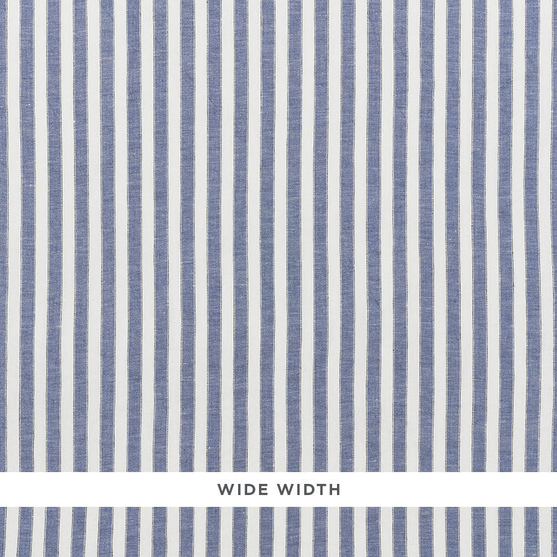 Regatta Linen Stripe Chambray 70030 by Schumacher Fabric ESSENTIALS: SHEERS & CASEMENTS I LINEN 100% ITALY MARTINDALE 3,000 </p><p>Repeat: Horizontal: and Vertical: 1" (3CM) 118 - Fabric Carolina -
