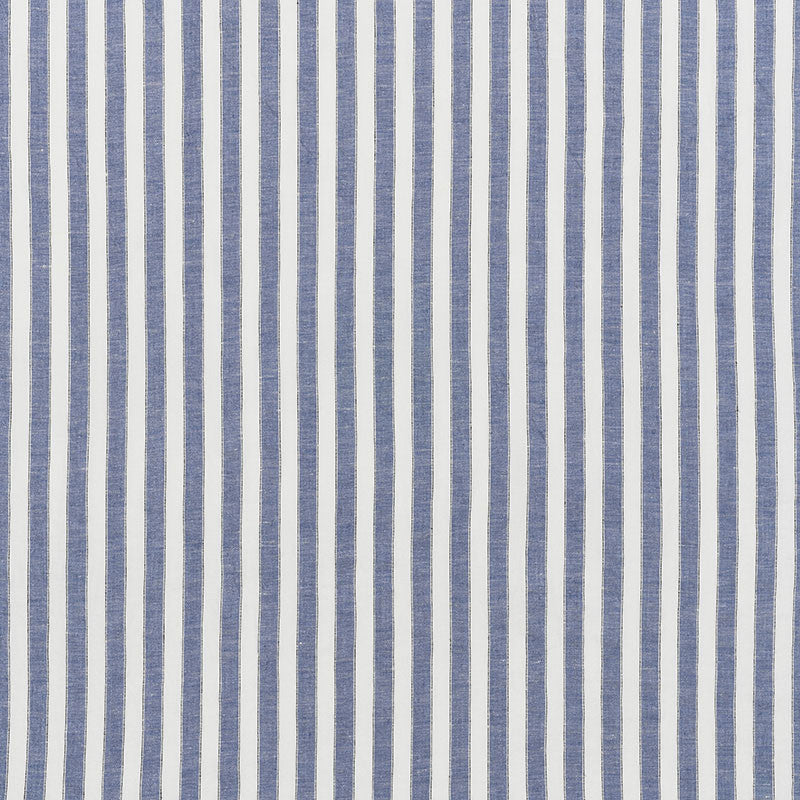 Regatta Linen Stripe Chambray 70030 by Schumacher Fabric ESSENTIALS: SHEERS & CASEMENTS I See Sample ITALY LIGHT DUTY </p><p>Repeat: Horizontal: - and Vertical: 1" (3CM) 118" (300CM) - Fabric Carolina -