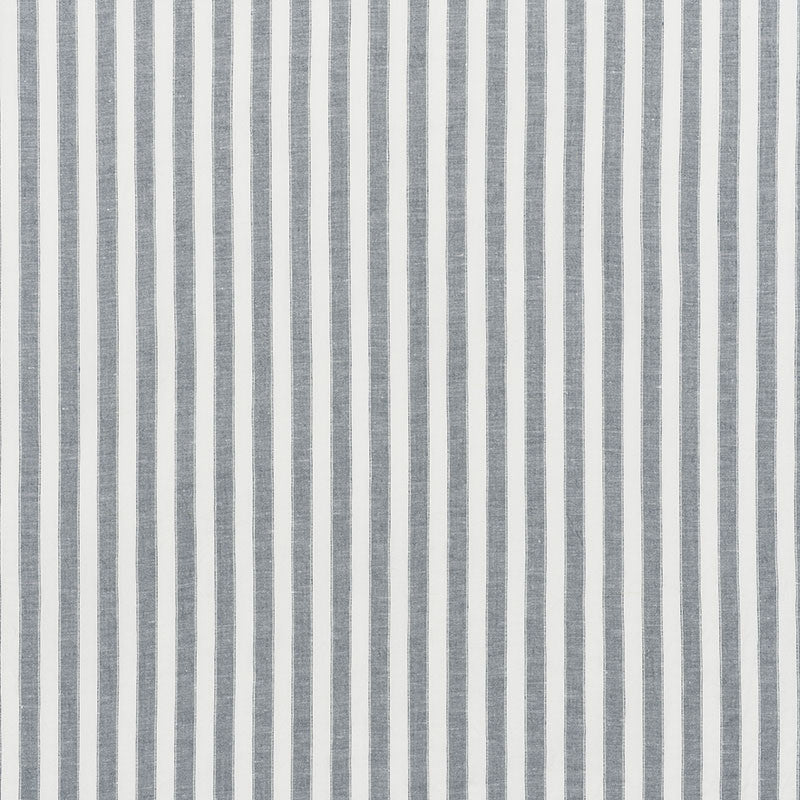 Regatta Linen Stripe Lagoon 70031 by Schumacher Fabric Essentials-Sheers-Casements 100% Linen Martindale 3,000 Horizontal: - and Vertical: 1 118 - Fabric Carolina -