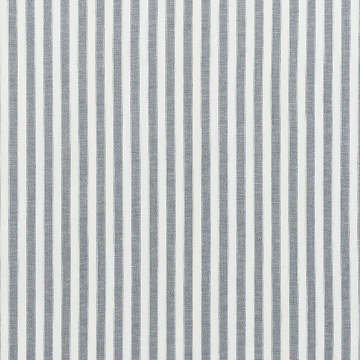 Regatta Linen Stripe Lagoon 70031 by Schumacher Fabric Essentials-Sheers-Casements 100% Linen Martindale 3,000 Horizontal: - and Vertical: 1 118 - Fabric Carolina -