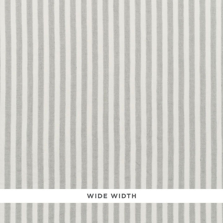 Regatta Linen Stripe Mineral 70032 by Schumacher Fabric ESSENTIALS: SHEERS & CASEMENTS I LINEN 100% ITALY MARTINDALE 3,000 </p><p>Repeat: Horizontal: and Vertical: 1" (3CM) 118 - Fabric Carolina -