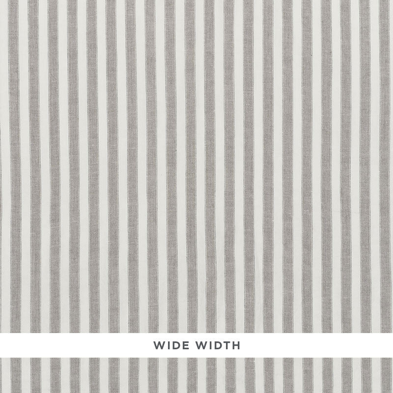 Regatta Linen Stripe Stone 70035 by Schumacher Fabric ESSENTIALS: SHEERS & CASEMENTS I LINEN 100% ITALY MARTINDALE 3,000 </p><p>Repeat: Horizontal: and Vertical: 1" (3CM) 118 - Fabric Carolina -