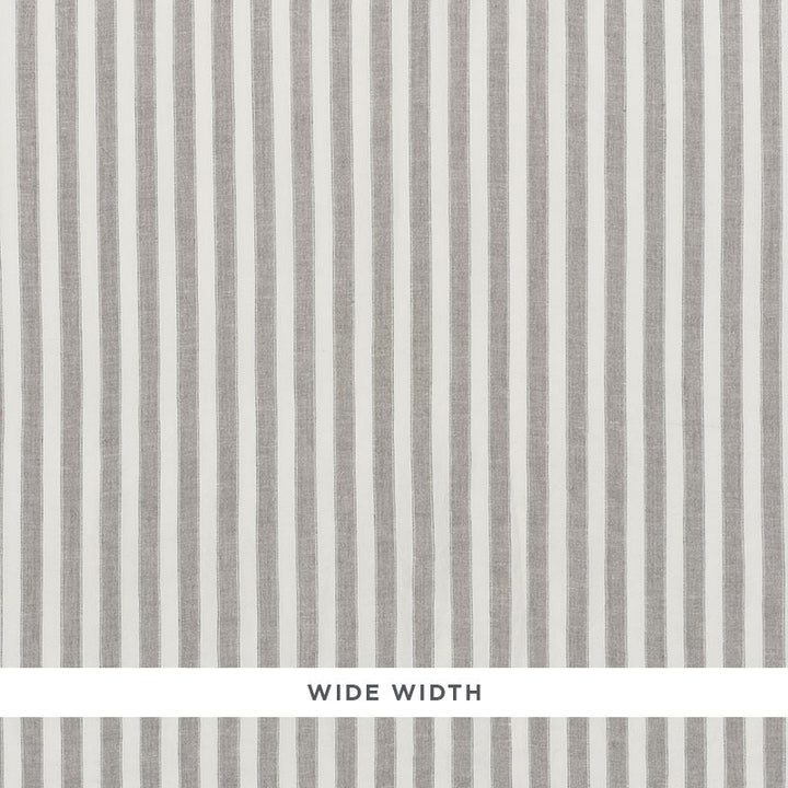Regatta Linen Stripe Stone 70035 by Schumacher Fabric ESSENTIALS: SHEERS & CASEMENTS I LINEN 100% ITALY MARTINDALE 3,000 </p><p>Repeat: Horizontal: and Vertical: 1" (3CM) 118 - Fabric Carolina -