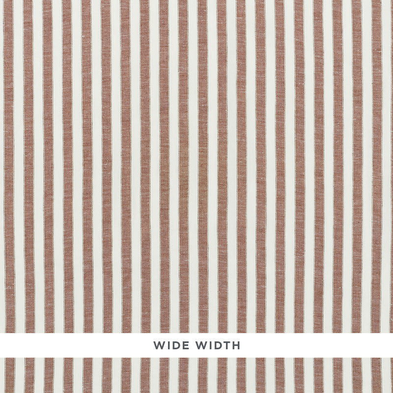 Regatta Linen Stripe Sienna 70037 by Schumacher Fabric ESSENTIALS: SHEERS & CASEMENTS I LINEN 100% ITALY MARTINDALE 3,000 </p><p>Repeat: Horizontal: and Vertical: 1" (3CM) 118 - Fabric Carolina -
