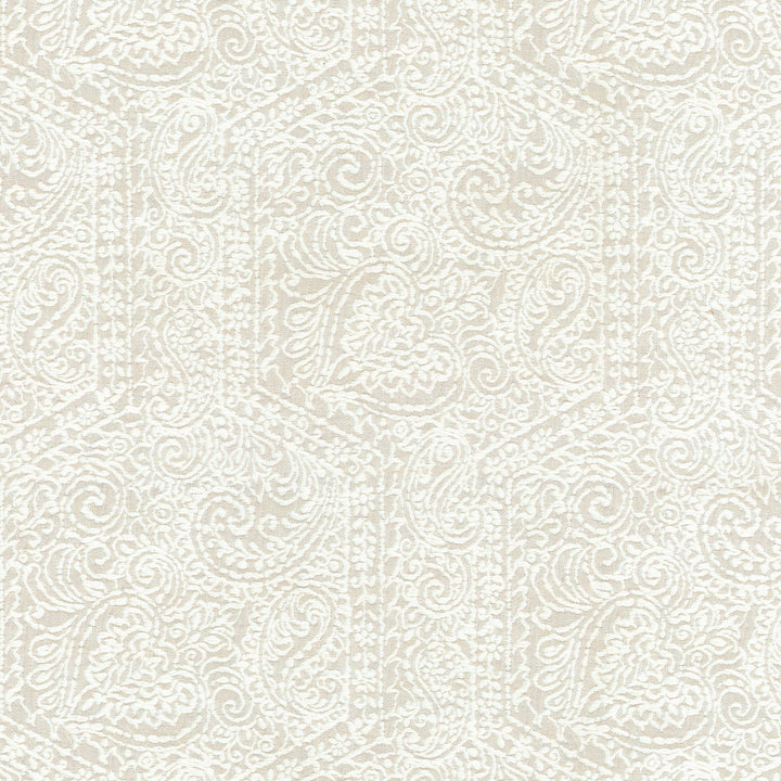 Goa Garden G Alabaster 700391 by Williamsburg Fabric CWF CLASSICS IV 70% Cotton 30% Polyester INDIA Wyzenbeek 24,000 Horizontal: 9.00" and Vertical: 11.75" 54" - Fabric Carolina -