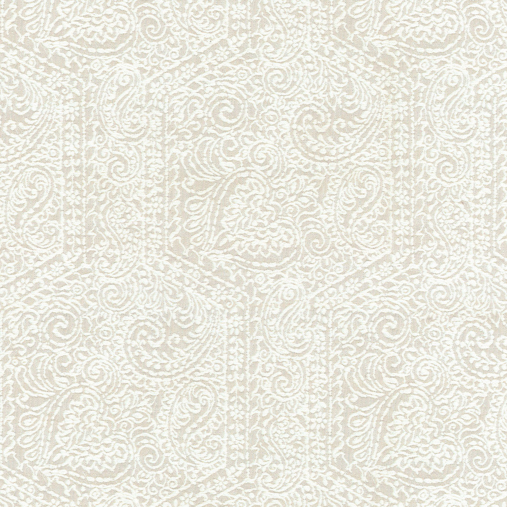 Goa Garden Alabaster 700391 by Williamsburg Fabric - 70% COTTON 30% POLYESTER India 24000 Horizontal: 9 and Vertical: 11.75 54 - Fabric Carolina -