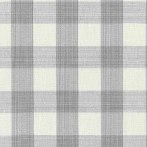 Stratford Check Smoke 700437 by Williamsburg Fabric