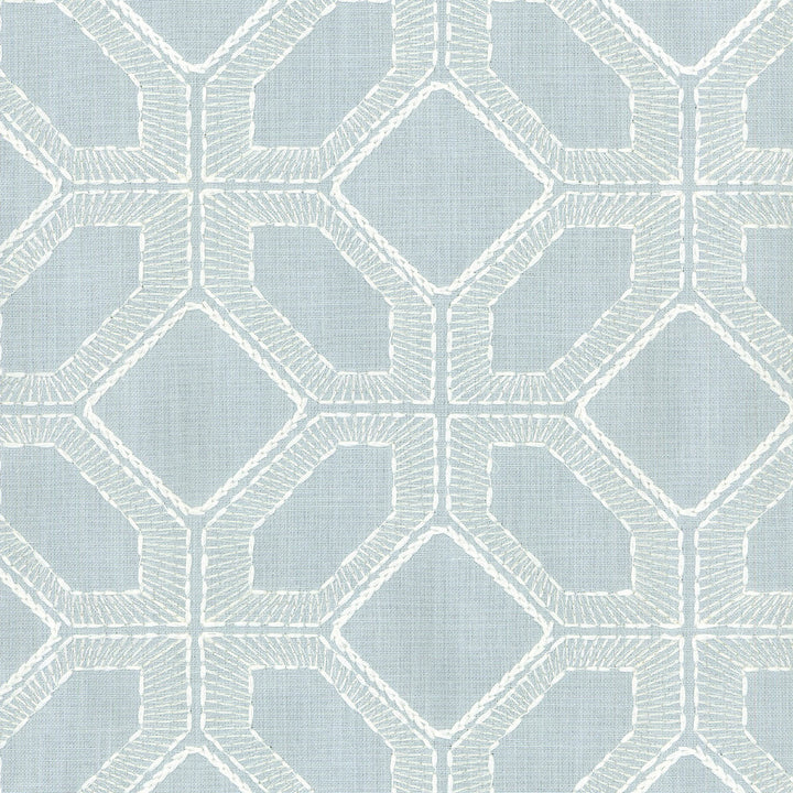 Barraud Emb Vapor 700462 by Williamsburg Fabric - BASE:52%Polyester 48%Cotton EMBROID:55%Rayon 45%Cotton India 51000 Horizontal: 6.5 and Vertical: 6 55'' base 53'' emb - Fabric Carolina -