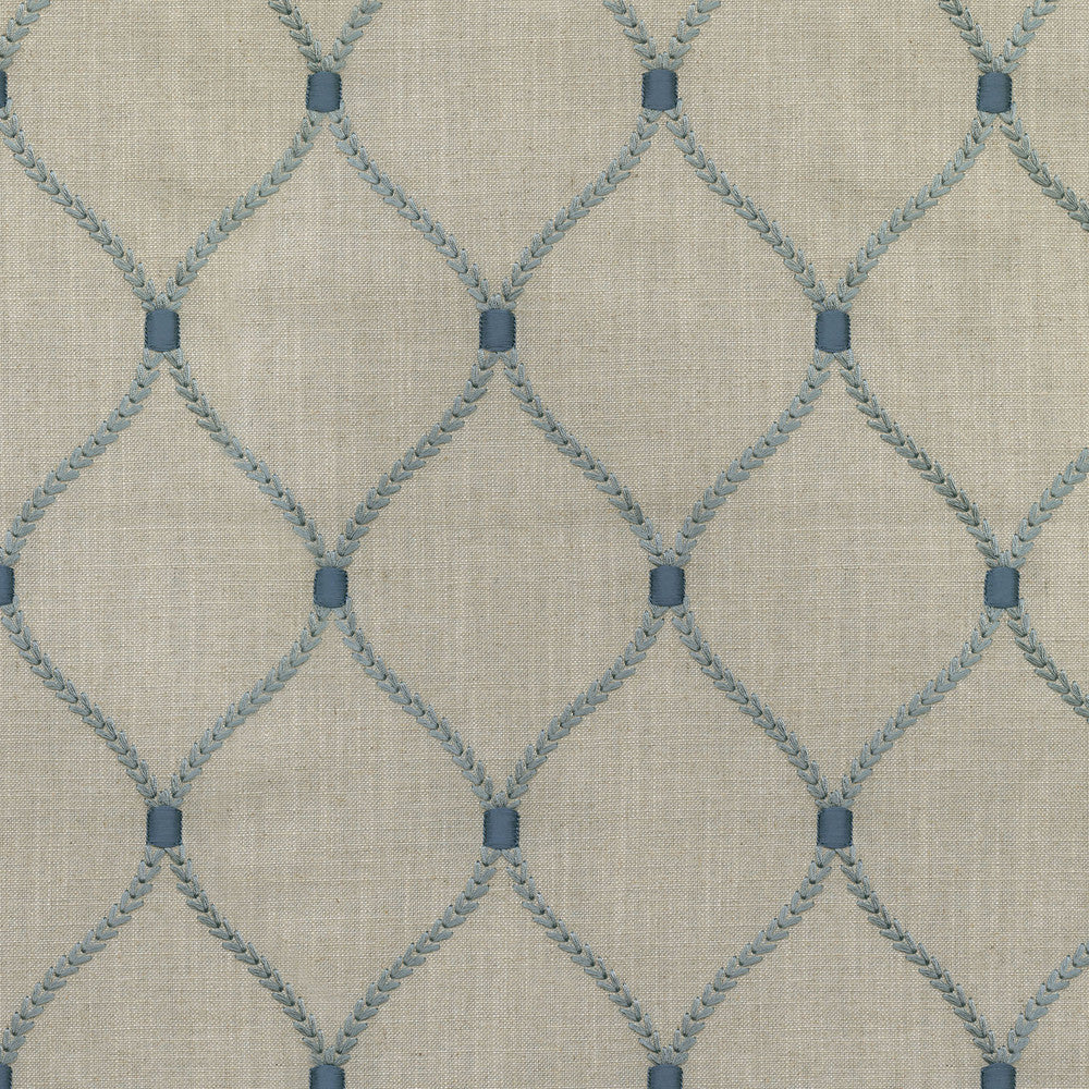Deane Embroidery Stormnc 700503 by Williamsburg Fabric - 70%Rayon 30%Linen Embroid:100%Rayon INDIA 39000 Horizontal: 4.25 and Vertical: 6.25 54 - Fabric Carolina -