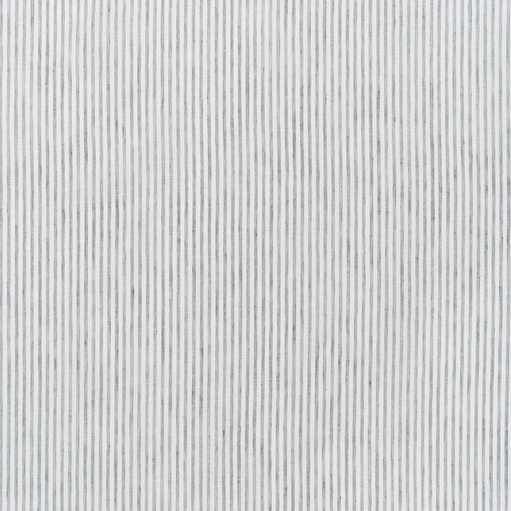 Tori Stripe Graphite 70062 by Schumacher Fabric Essentials-Sheers-Casements 100% Linen - Horizontal: - and Vertical: 3/8- 119 - Fabric Carolina -