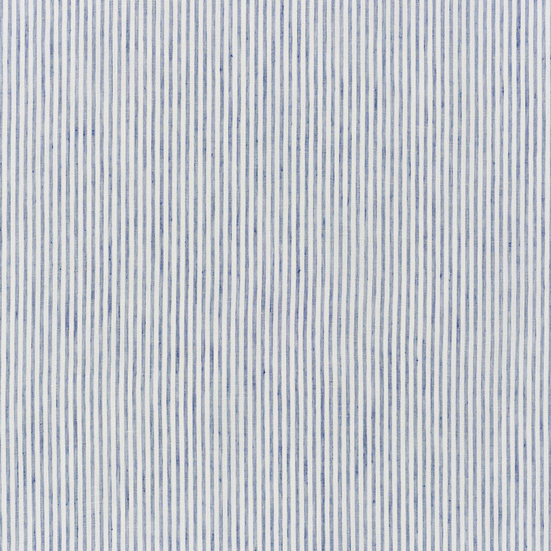 Tori Stripe Navy 70067 by Schumacher Fabric Essentials-Sheers-Casements 100% Linen - Horizontal: - and Vertical: 3/8- 118 - Fabric Carolina -