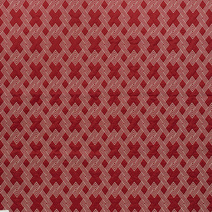 Hix Red 70141 by Schumacher Fabric