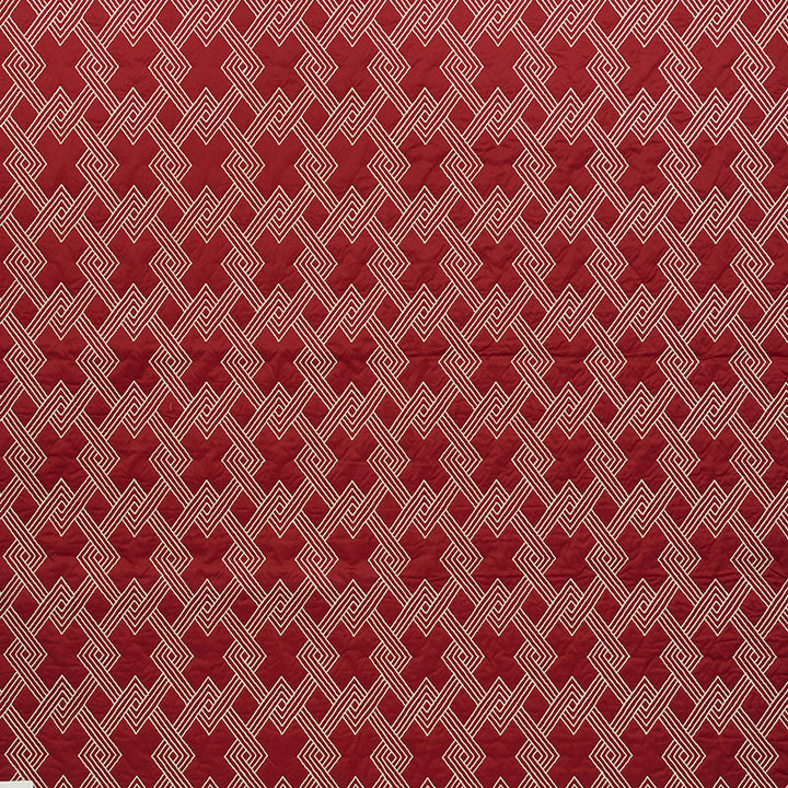 Hix Red 70141 by Schumacher Fabric CLIQUE COTTON 43% SPUN VISCOSE 24% INDIA </p><p>Repeat: Horizontal: 4 1/2" (11CM) and Vertical: 6 1/4" (16CM) 50.5 - Fabric Carolina -