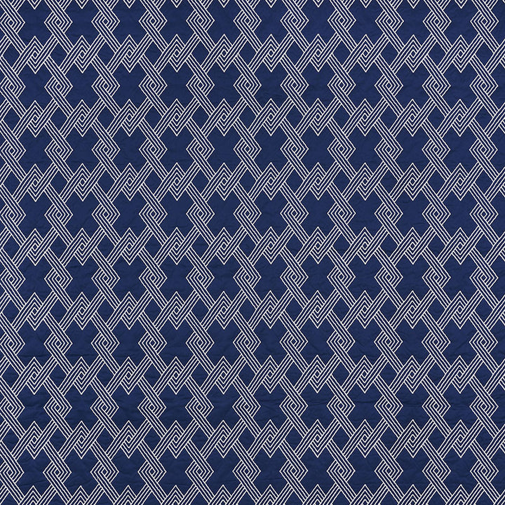 Hix Navy 70142 by Schumacher Fabric Clique 43% Cotton, 24% Spun, 4% Spun, 29% Polywadding - Horizontal: 4.5 and Vertical: 6.25 50.5 - Fabric Carolina -