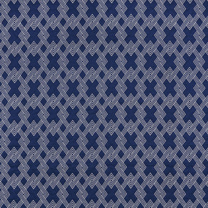 Hix Navy 70142 by Schumacher Fabric