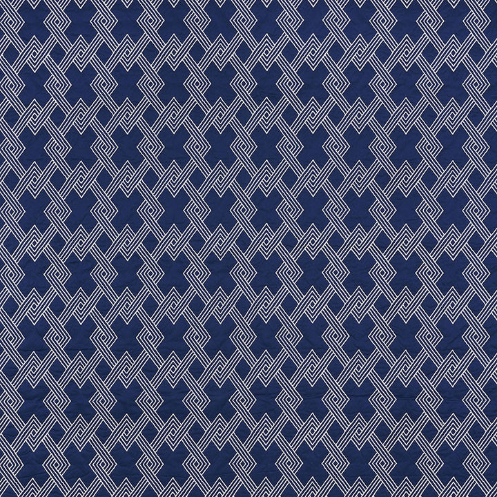 Hix Navy 70142 by Schumacher Fabric CLIQUE See Sample INDIA - </p><p>Repeat: Horizontal: 4 1/2" (11CM) and Vertical: 6 1/4" (16CM) 50 1/2" (128CM) - Fabric Carolina -