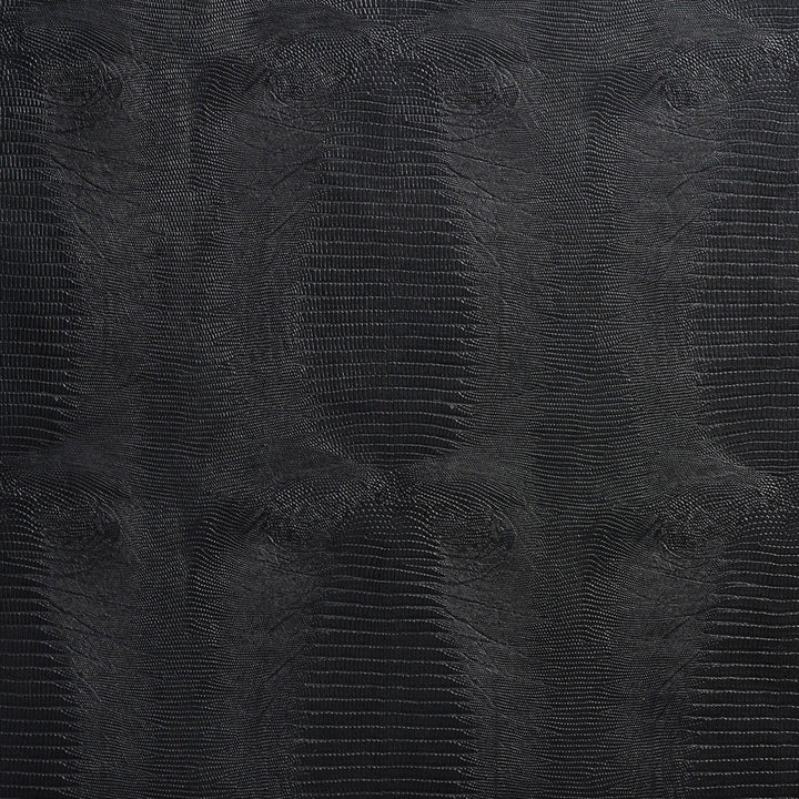 7015 Black by Charlotte Fabric Exotics 100% Virgin Vinyl, 34oz. Asia Exceeds 200,000 Wyzenbeek Rubs (Heavy Duty) Horizontal: 7.5" x Vertical: 8.5" 54 Inches - Fabric Carolina -
