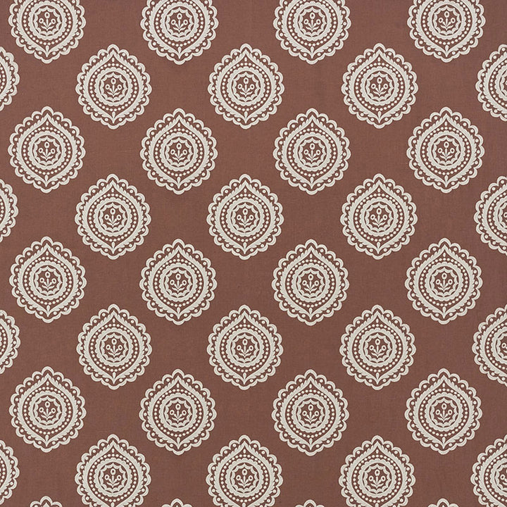 Olana Linen Embroidery Cafe Mocha 70203 by Schumacher Fabric CONTEMPORARY EMBROIDERIES See Sample INDIA - </p><p>Repeat: Horizontal: 12 5/8" (32CM) and Vertical: 12 1/2" (32CM) 50 1/8" (127CM) - Fabric Carolina -