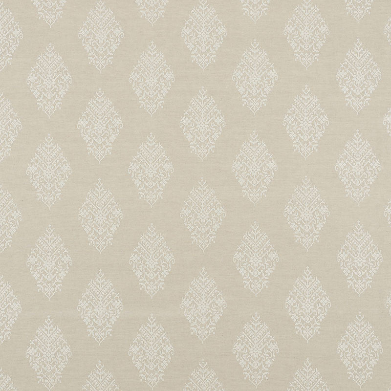 Zinda Embroidery Sand 70220 by Schumacher Fabric Contemporary-Embroideries 38% Linen, 33% Cotton, 29% Spun - Horizontal: 12.75 and Vertical: 11.25 51 - Fabric Carolina -