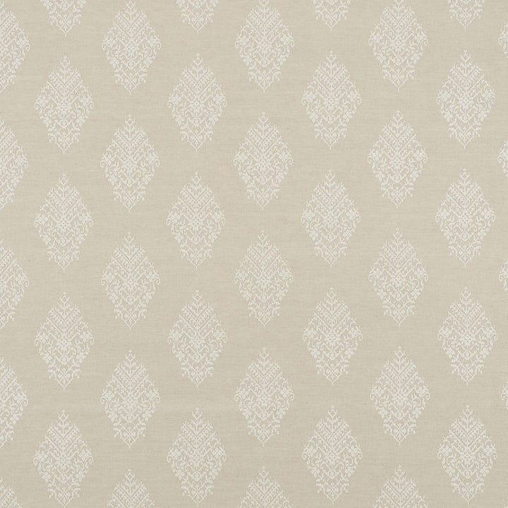 Zinda Embroidery Sand 70220 by Schumacher Fabric Contemporary-Embroideries 38% Linen, 33% Cotton, 29% Spun - Horizontal: 12.75 and Vertical: 11.25 51 - Fabric Carolina -