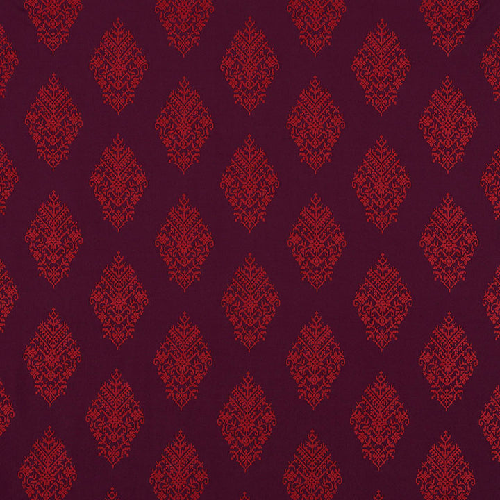 Zinda Embroidery Berry 70224 by Schumacher Fabric CONTEMPORARY EMBROIDERIES LINEN 38% COTTON 33% INDIA </p><p>Repeat: Horizontal: 12 3/4" (32CM) and Vertical: 11 1/4" (29CM) 51 - Fabric Carolina -