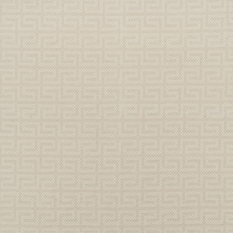 A Maze Embroidery Sand 70231 by Schumacher Fabric Contemporary-Embroideries 36% Linen, 35% Spun, 29% Cotton - Horizontal: 4.25 and Vertical: 7.75 51 - Fabric Carolina -