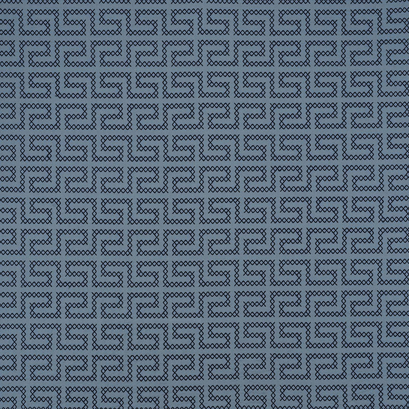 A Maze Embroidery Cadet 70235 by Schumacher Fabric CONTEMPORARY EMBROIDERIES See Sample INDIA - </p><p>Repeat: Horizontal: 4 1/4" (11CM) and Vertical: 7 3/4" (20CM) 51" (130CM) - Fabric Carolina -