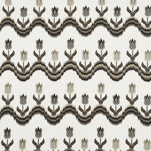 Tulip Flamestitch Embroidery Quarry 70273 by Schumacher Fabric