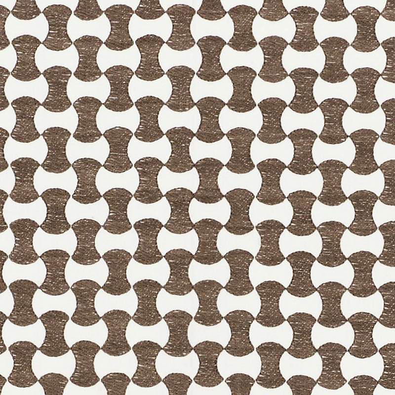 Nolita Embroidery Taupe 70371 by Schumacher Fabric ESSENTIALS: SMALL-SCALE UPHOLSTERY I COTTON 63% SPUN VISCOSE 37% INDIA MARTINDALE 10,000 </p><p>Repeat: Horizontal: 3/4" (2CM) and Vertical: 1 1/2" (4CM) 50.625 - Fabric Carolina -