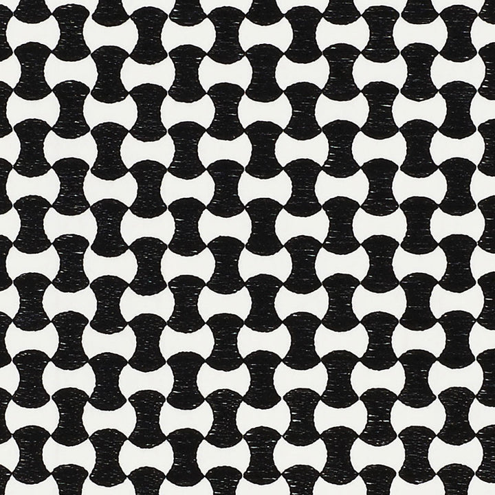 Nolita Embroidery Black 70372 by Schumacher Fabric HAPPY TOGETHER II COTTON 63% SPUN VISCOSE 37% INDIA MARTINDALE 10,000 </p><p>Repeat: Horizontal: 3/4" (2CM) and Vertical: 1 1/2" (4CM) 50.625 - Fabric Carolina -