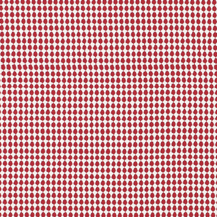 Zipster Red 70525 by Schumacher Fabric ESSENTIALS: SMALL-SCALE UPHOLSTERY I COTTON 100% INDIA </p><p>Repeat: Horizontal: 1/4" (.3CM) and Vertical: 3/8" (1CM) 54 - Fabric Carolina -