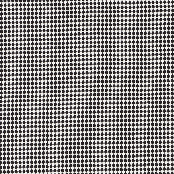 Zipster Black 70528 by Schumacher Fabric ESSENTIALS: SMALL-SCALE UPHOLSTERY I See Sample INDIA - </p><p>Repeat: Horizontal: 1/4" (3CM) and Vertical: 3/8" (1CM) 54" (137CM) - Fabric Carolina -