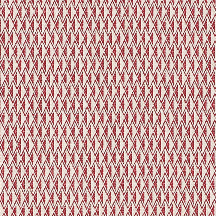 Greenpoint Red 70547 by Schumacher Fabric ESSENTIALS: SMALL-SCALE UPHOLSTERY I See Sample ITALY MEDIUM DUTY </p><p>Repeat: Horizontal: 1/2" (1CM) and Vertical: 1 1/2" (4CM) 56 1/2" (144CM) - Fabric Carolina -