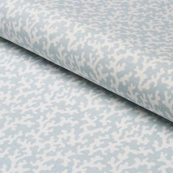 Folly Sky 182090 by Schumacher Designer Fabric Veere Grenney 4.38" - Swanky Fabrics -
