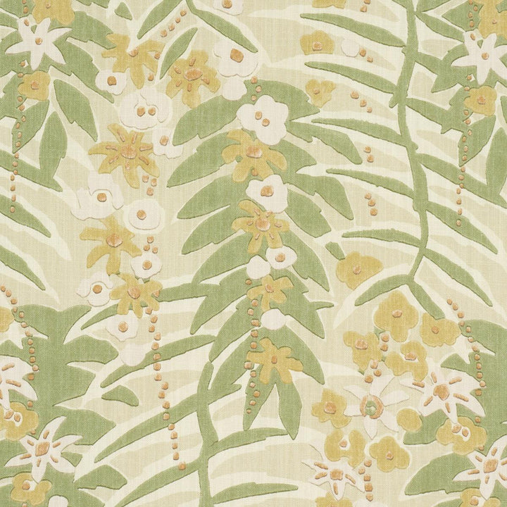 Ashbee Botanical Citron 182151 by Schumacher Fabric Craft Revival 13.5" - Fabric Carolina -