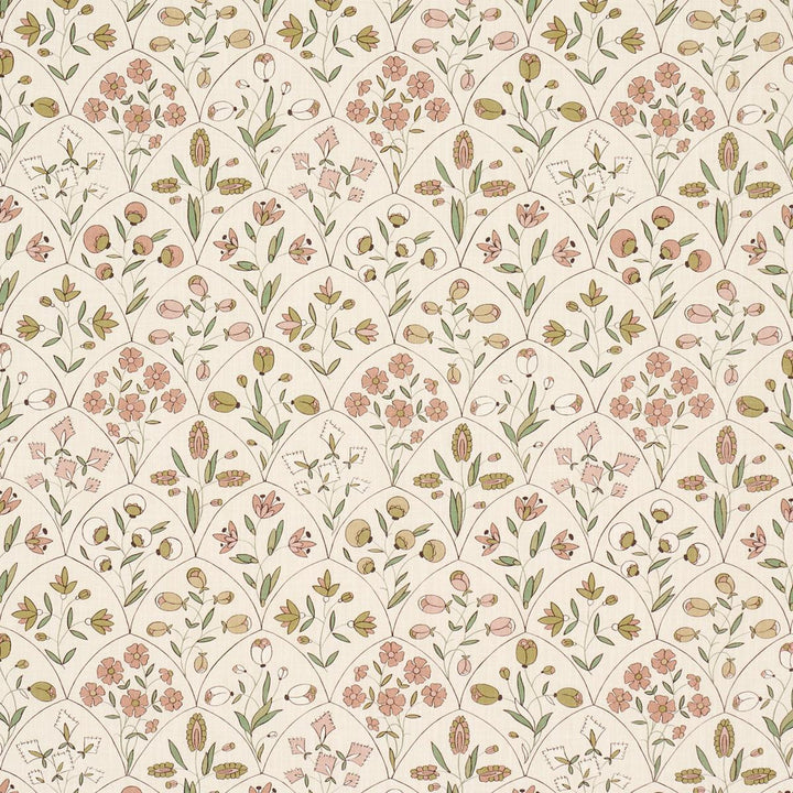 Frances Floral Indoor/Outdoor Petal 182162 by Schumacher Fabric Craft Revival 27.0" - Fabric Carolina -