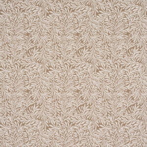 Willow Leaf Mocha 5004138 by Schumacher Wallpaper