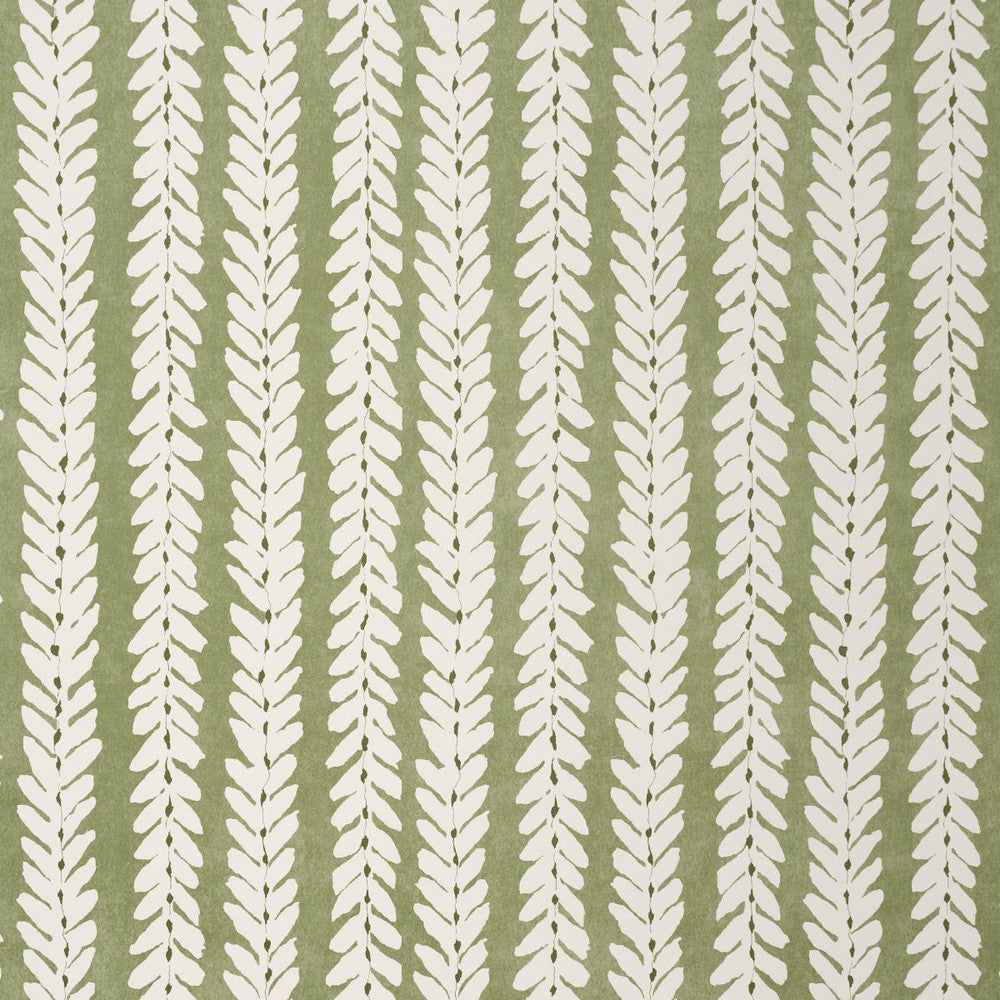 Woodperry Moss 5008794 by Schumacher Wallpaper Veere Grenney 26.5" - Fabric Carolina -