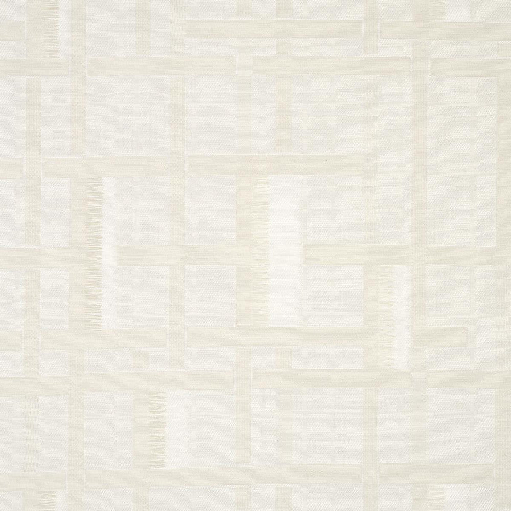 Axel Plaid Wallcovering Parchment 5015720 by Schumacher Wallpaper Patterson Flynn 55.12" - Fabric Carolina -