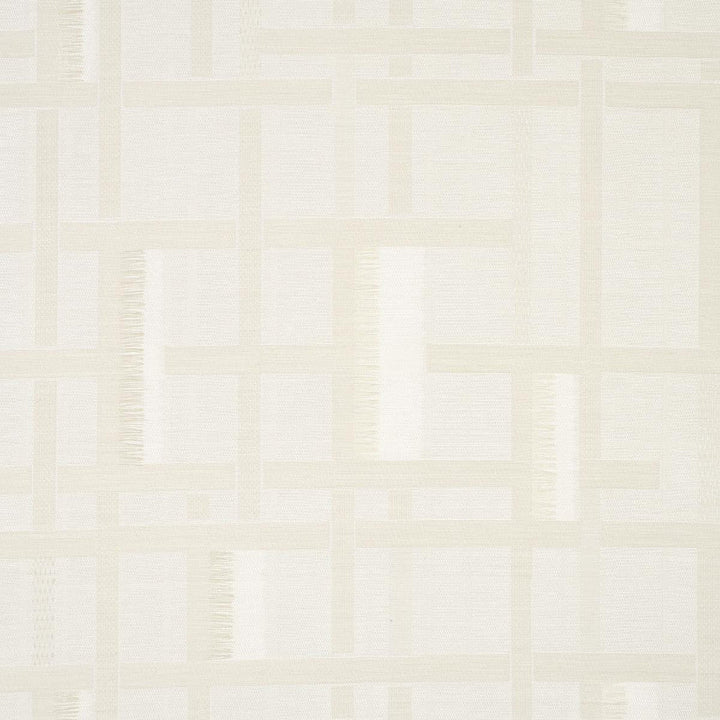 Axel Plaid Wallcovering Parchment 5015720 by Schumacher Designer Wallpaper Patterson Flynn 55.12" - Swanky Fabrics -