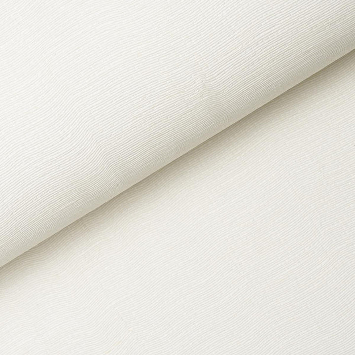 Linen Pliss Wallcovering Ivory 5015892 by Schumacher Wallpaper Patterson Flynn - Fabric Carolina -