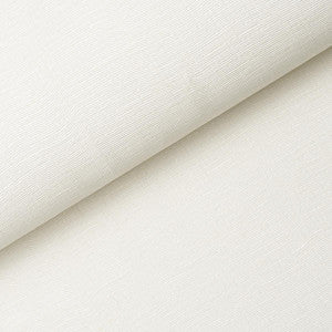 Linen Pliss Wallcovering Ivory 5015892 by Schumacher Wallpaper