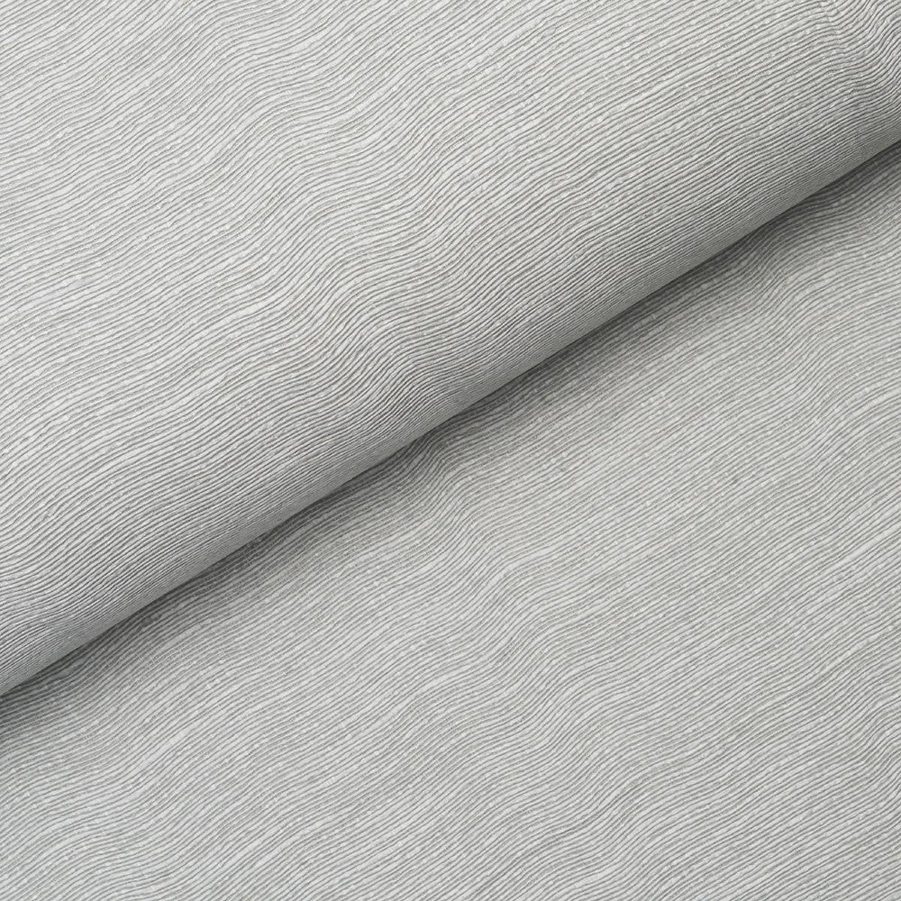 Linen Pliss Wallcovering Mist 5015893 by Schumacher Designer Wallpaper Patterson Flynn - Swanky Fabrics -