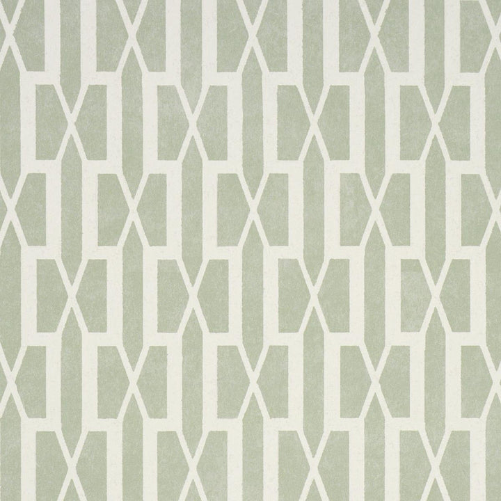 Belvedere Celadon 5015911 by Schumacher Wallpaper Veere Grenney 3.0" - Fabric Carolina -