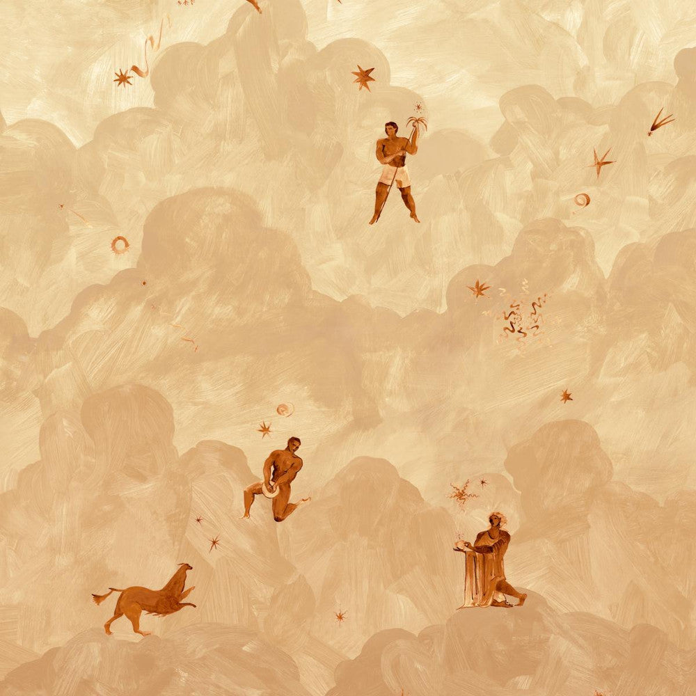 Ascendance 3 Dusk 5016030 by Schumacher Wallpaper Backdrop X Xavier Donnelly 162.0" - Fabric Carolina -