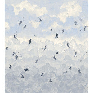 Ascendance 3 Clear Blue 5016032 by Schumacher Wallpaper